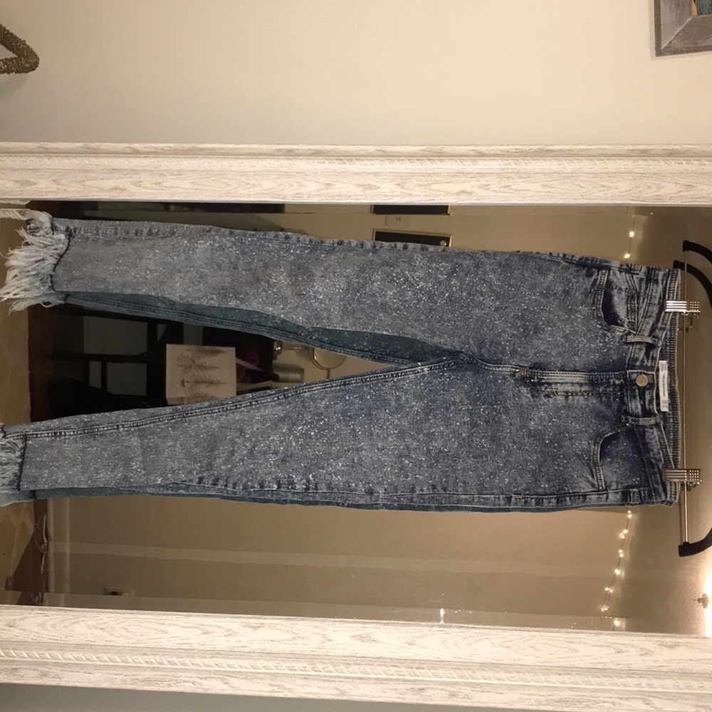 zara denim skinny jeans